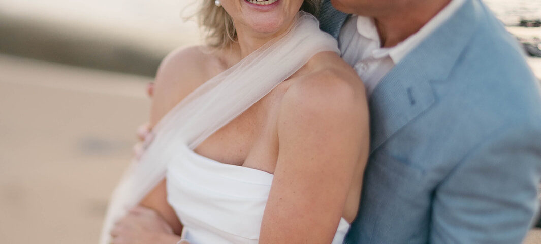 Maryke Wedding Dress with front Drape detail