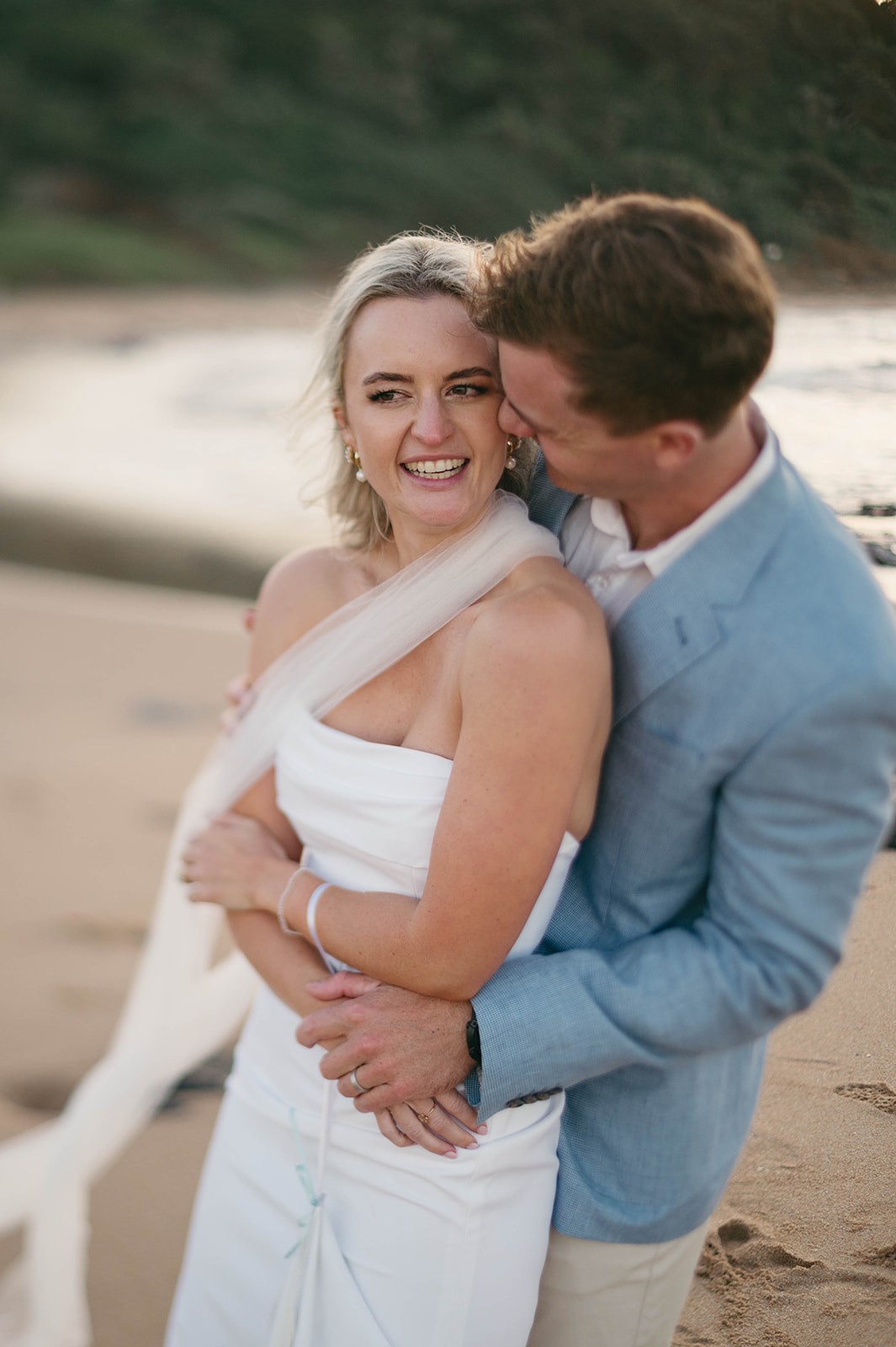Maryke Wedding Dress with front Drape detail