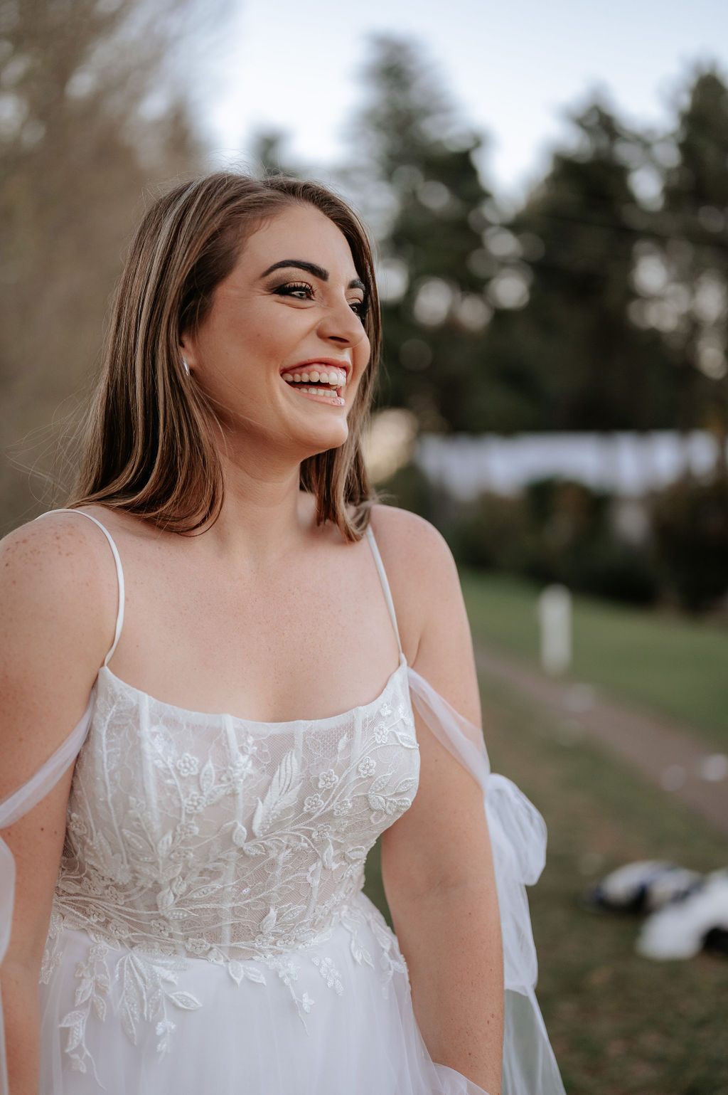 Hannah Tulle Wedding Dress by Bespoke by Maryke