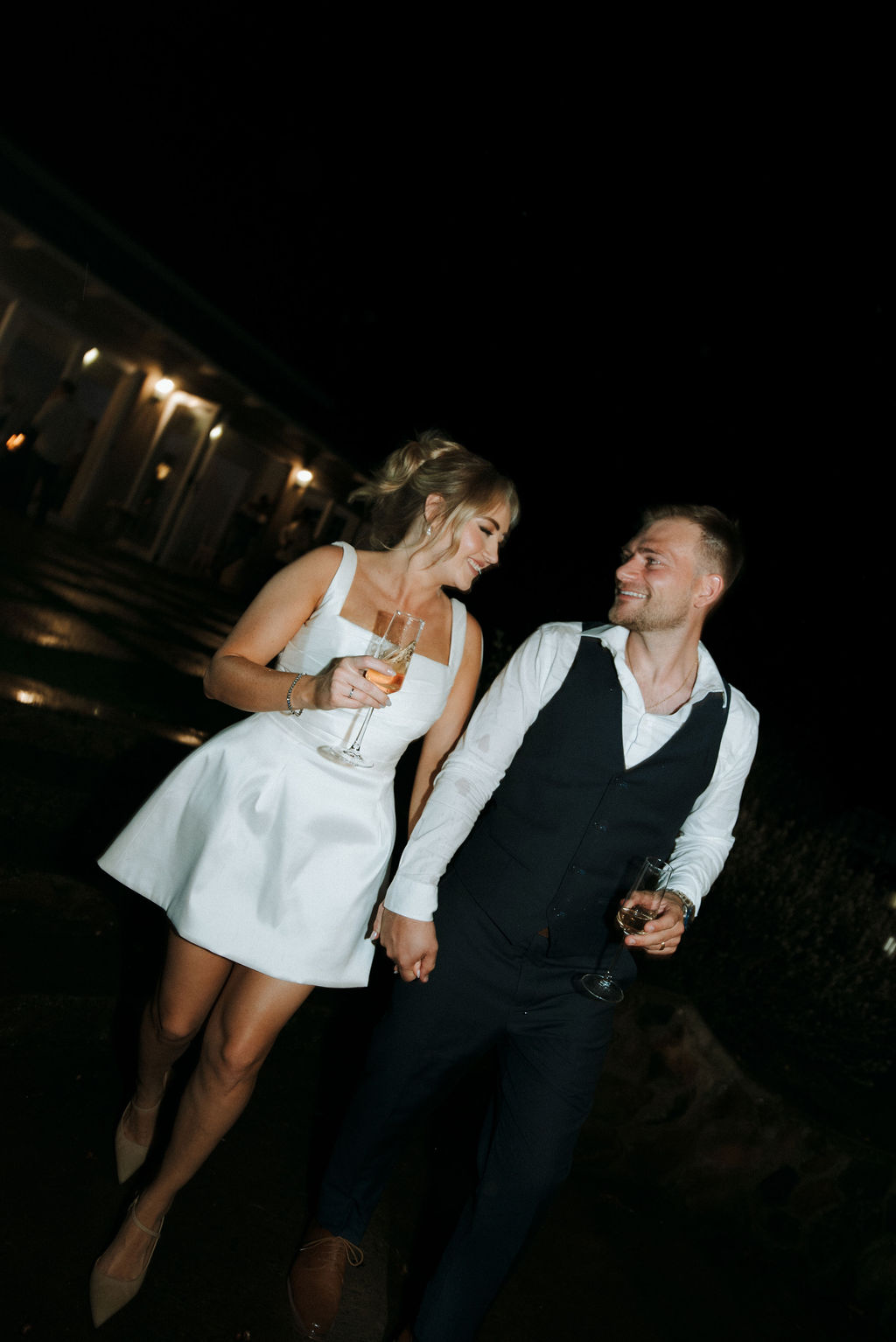 2 in 1 custom square neck wedding dress with lampshade skirt