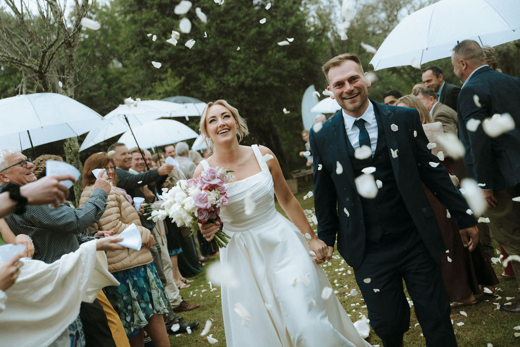 Custom Square Neck Wedding Dress for Claire