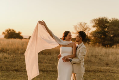 Bridal Scarf Wedding Dress By Maryke